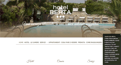 Desktop Screenshot of hotelbertadesenzanodelgarda.it